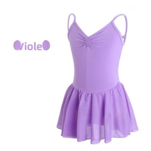 aiwuge | Childrens Dance Costume Summer Practice Suit Gymnastics Suit Chinese Dance Costume Ballet Costume