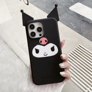 Sanrio | Kuromi The Little Devil 3D Cartoon Phone Cover Case For iPhone 13 14 15 16 17 Pro Max