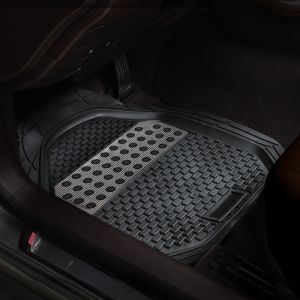Waterproof Wear-resistant Car Floor Mats Single Piece Anti-slip Free Cutting Driver Silicone Mat Pedal Easy Cleaning Carpet Style