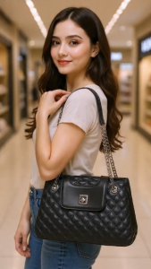 Chain Strap Quilted Designer Crossbody Shoulder Bag