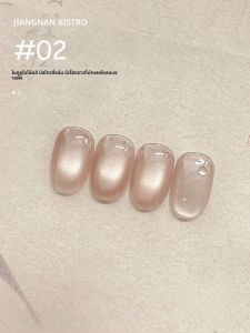 ยาทาเล็บเจล ZH Jiangnan Little Bistro 1 ชิ้น สีใหม่สำหรับฤดูร้อน เนื้อใสแบบน้ำ ประกายวิบวับดุจแก้ว สำหรับตกแต่งเล็บ อุปกรณ์ทำเล็บ