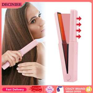 Deciniee Máy ép tóc Không Dây USB Máy ép tóc Mini Gốm Sứ Máy Uốn Tóc 3 nhiệt độ không đổi Xách Tay Máy duỗi Cho Du Lịch