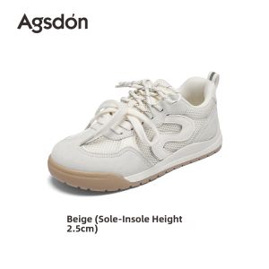 Agsdon | Women Purple Breathing Thick Sole Gymnastics Shoes