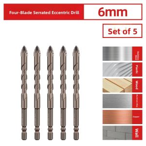 LECAN | 4-Blade Sawtooth Eccentric High-Hardness Drill Bit