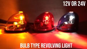 Pentagon 12V or 24V Revolving Bright Emergency Police Ambulance Light