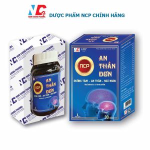 Viên AN THẦN ĐƠN Giúp ngủ ngon ngủ sau giấc cho người mất ngủ lâu năm mãn tính - Hộp 30 viên
