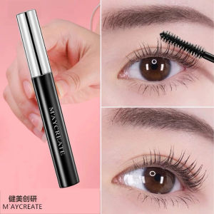 MAYCREATE Intense Long-Lasting Waterproof Sweat-Proof Mascara Natural Non-Sticky Volumizing Lengthening Eyelash Makeup