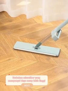 Alat Pel Lantai Pel Lantai Tarik Ultra Mop Acline Tanpa Peras Pel Lantai Microfiber Berputar Pembersih Lantai Termurah Terbaru Promo
