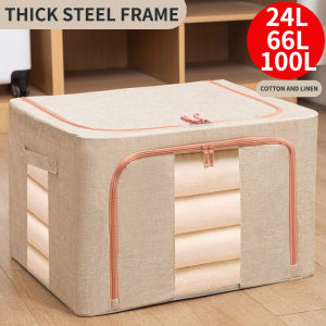 Storage Organizer Box for clothes quilt Pillow foldable wardrobe cabinet organisers 100L Large Capacit