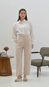 Celana Kerja Wanita Kulot Highwaist Panjang Mosa Pants CP35 SRIWA