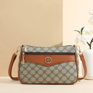 Fashionable Printed Womens Bag Large Capacity Crossbody Shoulder Bag Mobile Phone Bag for Middle-Aged Mothers Universal Style
