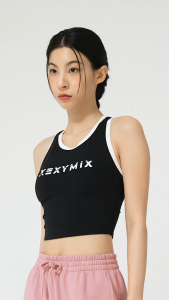XEXYMIX Sporty Logo Color Block Bra Top Olahraga Wanita - XFK2BL1502