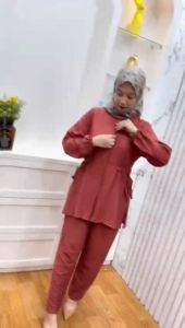 setelan wanita dewasa polos terbaru Best seller