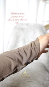 Manset Tangan Handsock Cincin Polos bahan Jersey by Maera