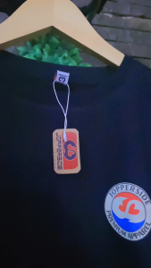 Jopperside kaos pria katun combed distro premium ts281db logo