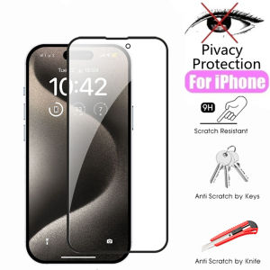 360 Degree Privacy Screen Protector Compatible with IPhone 16/16 ProMax/16 Plus/16 Pro Full Cover Tempered Glass Film