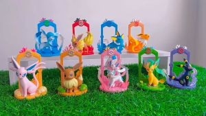 Mô hình pokemon EEVEE tiến hoá 9 phong cách siêu cute-Pokemon figure đồ chơi mô hình