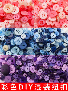 Nút Nhựa Tròn Nhiều Màu DIY Nút Quần Áo Đa Năng Nút Trang Trí Thủ Công Nút Tròn Nhiều Kích Thước Nút Trang Trí Nhiều Màu