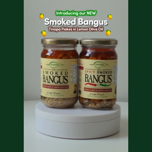 Greenfood Smoked Bangus Tinapa Flakes in Lemon Olive Oil 220g