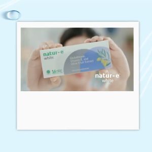 NATUR-E White 32s Suplemen Soft Capsule || Vitamin Suplemen Makanan || Suplemen Kesehatan Kecantikan Kulit Natur-E (BPOM)