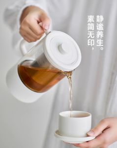 【New Updated 316 Stainless steel/Titanium steel】Japan Olayks All In One Separate Health Pot WIth Filter Dessert Afternoon Tea Pot Porridge Pot Mini Office Multi-Functional One-Person Home Kettle