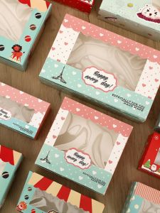 Miễn Phí Vận Chuyển Tuyết Mei Niang Hộp Bánh Ngọt 100 Chiếc Bánh Trung Thu Bao Bì Trứng Tart Hộp Bánh Quy Tặng Bánh Lòng Đỏ Trứng Bánh Ngọt Bao Bì