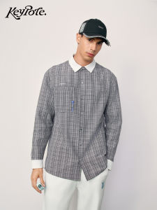 keypotegolf | Mens Golf Checkered Shirt Jacket Fall Outdoor