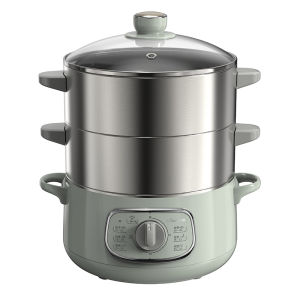 [China Plug Without Adapter] Bear | Multifunctional Stainless Steel Electric Steamer