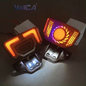WACA ไฟ LED ไฟท้ายแต่ง พร้อมท้ายสั้น (1ชุด) DC12V ไฟติดท้ายรถมอเตอร์ไซค์ มอเตอร์ไซค์ Motorcycle Rear LED Light ไฟเลี้ยว ไฟท้าย ไฟเบรค 117 FSA
