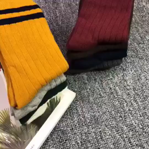 DRKS14 Kaos Kaki Anak Motif Garis Kaos Kaki Anak Panjang