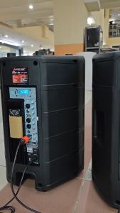 Speaker Fiber Aktif Pasif 15" AUDIO ONE Non USB 15 12 Inch H115 monitor Panggung Sound System Lapangan | DMS