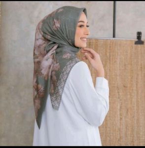 Hijab Segi Empat Voal Premium Motif Kekinian 2024 Terbaru Mewah Terlaris