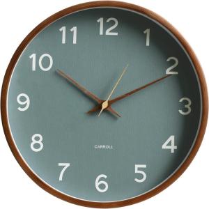 Silent Quartz Wall Clock Solid Wood