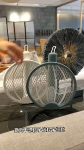 Vợt Diệt Muỗi Thông Minh Gấp Gọn 2 In 1 Kiêm Đèn Bắt Muỗi Tự Động Ban Đêm Gấp Gọn 2 Lớp Lưới Bảo Vệ An Toàn