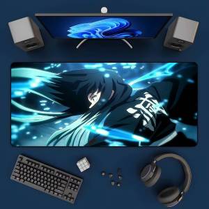 Bandai | Demon Slayer Corps Anime Gaming Mouse Pad Large Rubber Keyboard Desk Mat With 2MM Stitched Edge Design