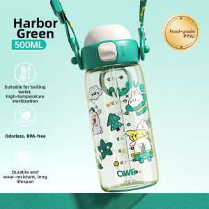 Durable PPSU Kids Straw Cup for School