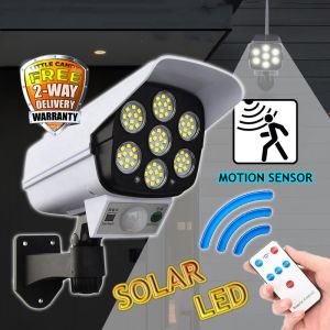 Outdoor Solar Light Anti Theft at night Surveillance Cameras LED Light Outdoor Waterproof Solar Motion Sensor Light Street Solar Wall Light