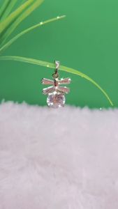 Liontin BY 02 Alloy Lapis Mas 18K Permata Zirconia PP04S