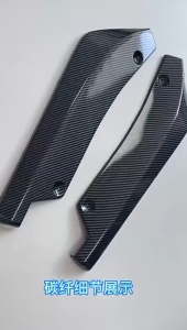 2Pcs Car Front Rear Bumper Lip Skirting Diffuser Splitter Bodykit Kereta Universal Guard Protector