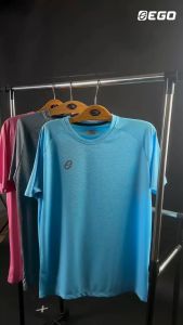 EG1020 KIDS เสื้อฟุตบอลคอกลมผ้าทอลายแขนสั้นเด็ก EGO SPOTR