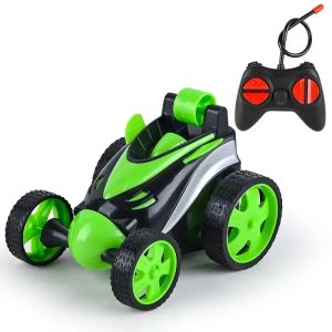 Stunt RC Car Electric Universal Rolling Toy Drift Tumbling Dump Truck Wireless Remote Control Toys Off-road Racing Car Toy Gifts