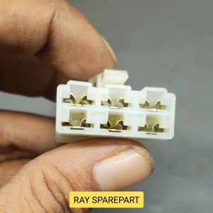 SOCKET KABEL KIPROKS REGULATOR 6 PIN FULL UNIVERSAL / SOKET KABEL MOTOR