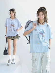 CHANT2nd | Breathable Light T-shirt Dachshund Print