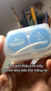 Lens Hera Nâu Hạt Dẻ Nổi Bật 0 - 6 Độ WALNUT BROWN Nhập Khẩu Hàn Quốc Kính Áp Tròng Cận 6 Tháng