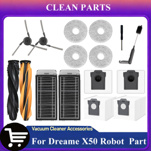For Dreame X50 Robot Vacuum Cleaner Accessories X50 Master / L50 (Pro) Ultra / L40s (Pro) UltraMain Side Brush Hepa Filter Mop C