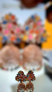 MK1308 JEWELLERY - JIMKI MULTICOLOR READY STOCK