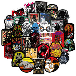 Star Wars Cartoon Stickers Waterproof for Skateboard Luggage Laptop Tablet Guitar Helmet Childrens Water Cup Mobile Phone Fridge Decoration