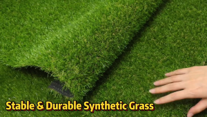 Rumput sintetis 2m x 1m Karpet rumput sintetis imitasi hewan peliharaan 25mm dalam dan luar ruangan cocok untuk taman halaman belakang teras balkon