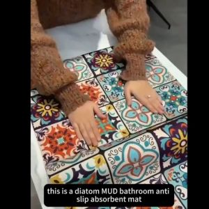 ALAS TATAKAN PIRING DIATOMITE ALAS PIRING DAPUR PLACEMAT SERAP AIR TAHAN PANAS