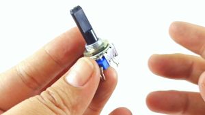 Potensio 6 pin B10k Drat Stereo Kaki 6 Tekuk Volume Mixer 103